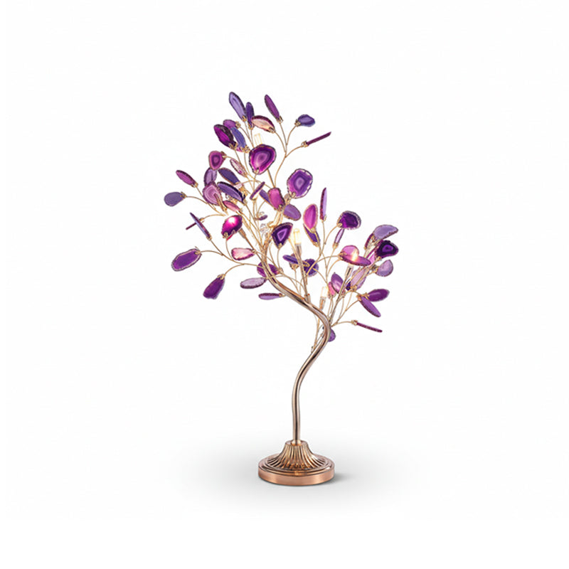 Natural Agate Table Lamp