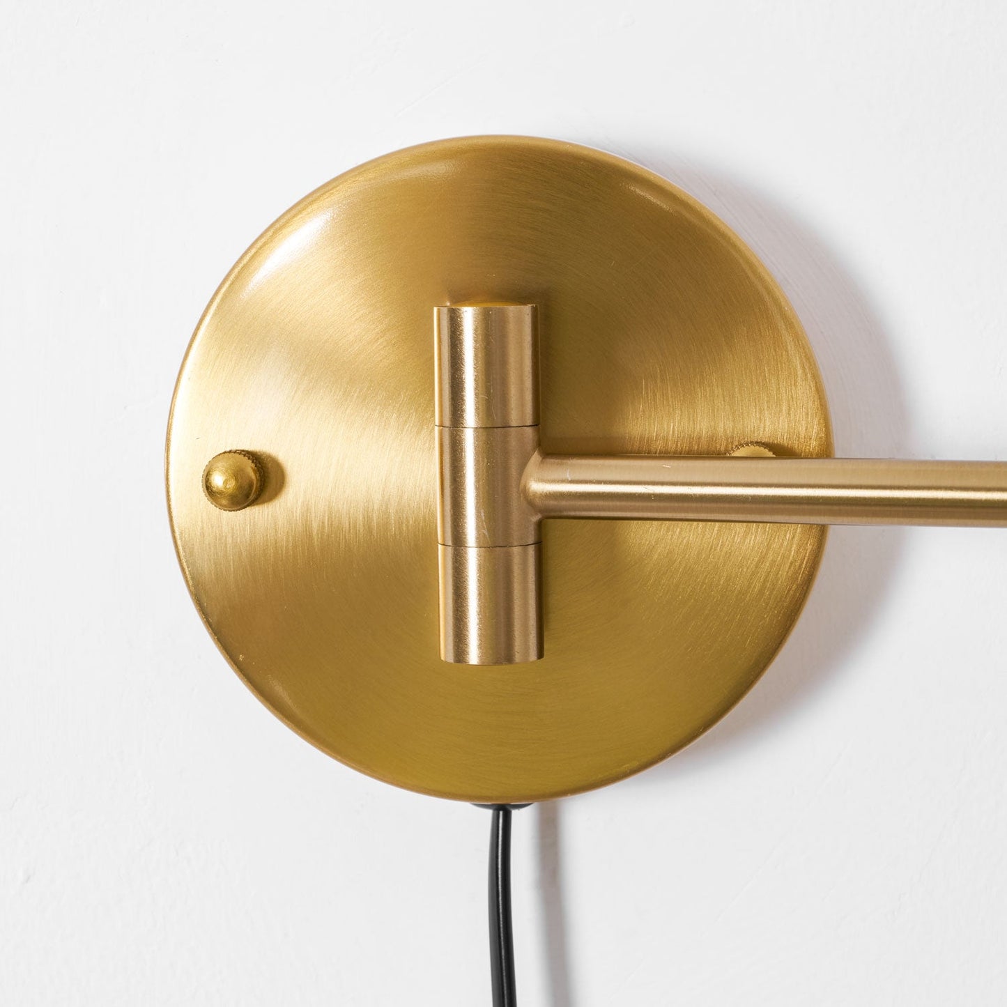 Adjustable Arm Plug in Wall Sconce