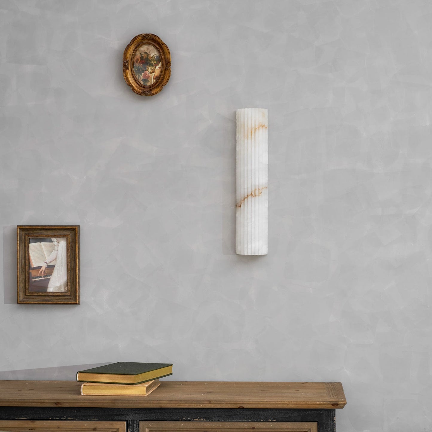 Alabaster Veil Wall Sconce