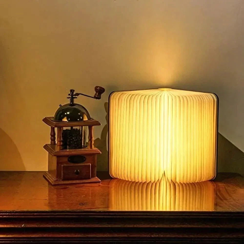 Open Book Cordless Table Lamp