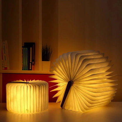 Open Book Cordless Table Lamp