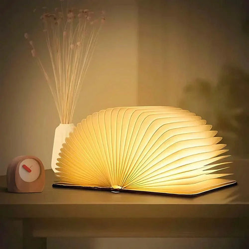 Open Book Cordless Table Lamp