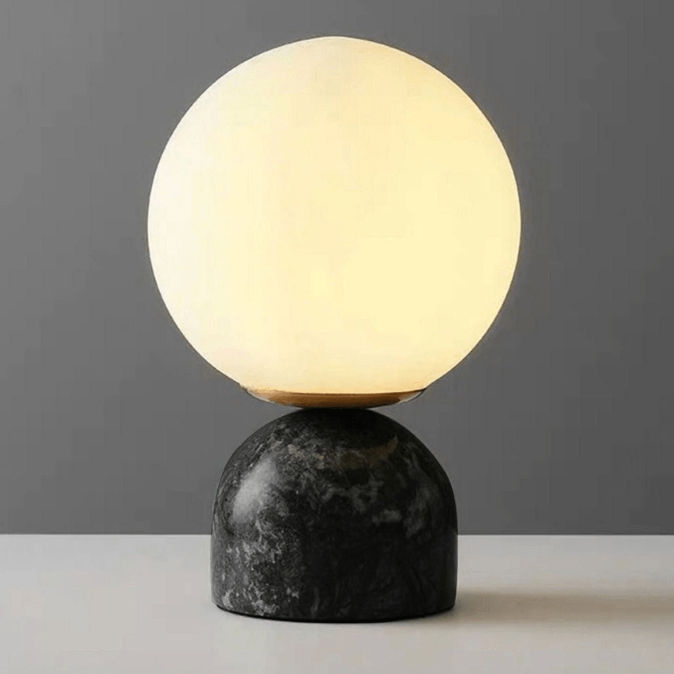 Marble Orb Table Lamp