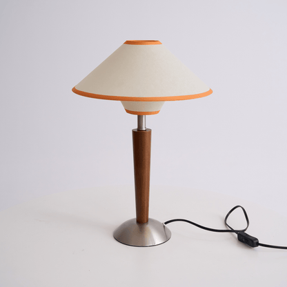 Carved Wood Table Lamp