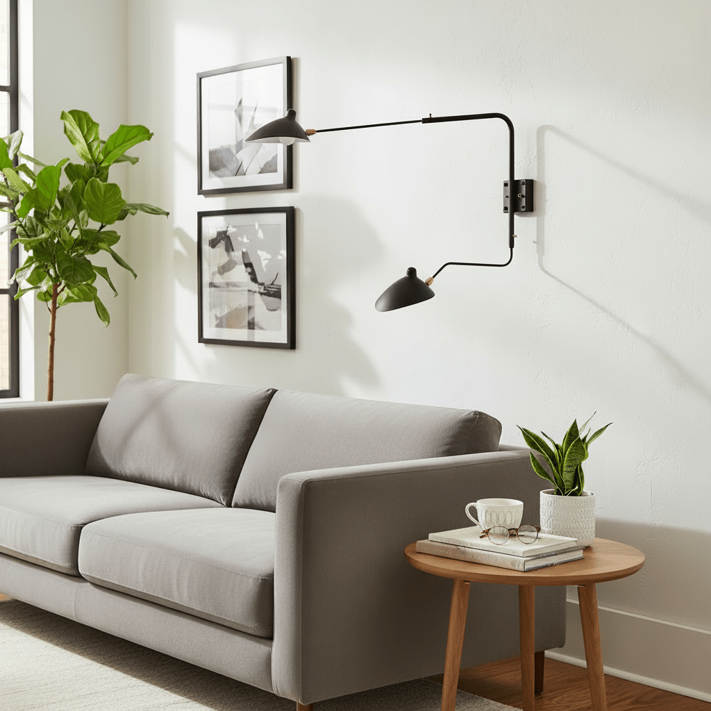 Articulated Arm Wall Sconce