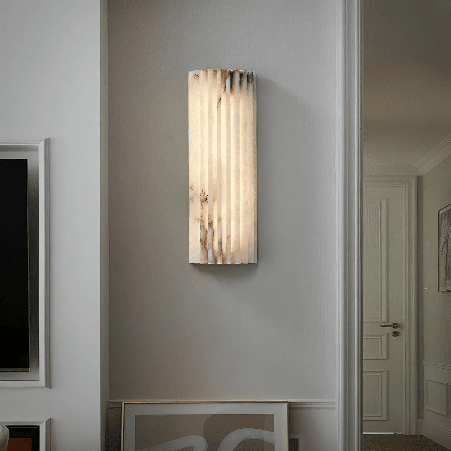 Alabaster Veil Wall Sconce