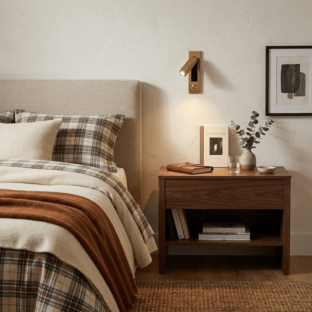 Recessed Bedside Wall Sconce