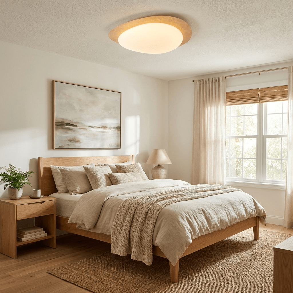 Pebble Flush Ceiling Light