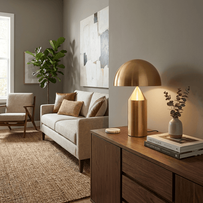 Metal Dome Table Lamp
