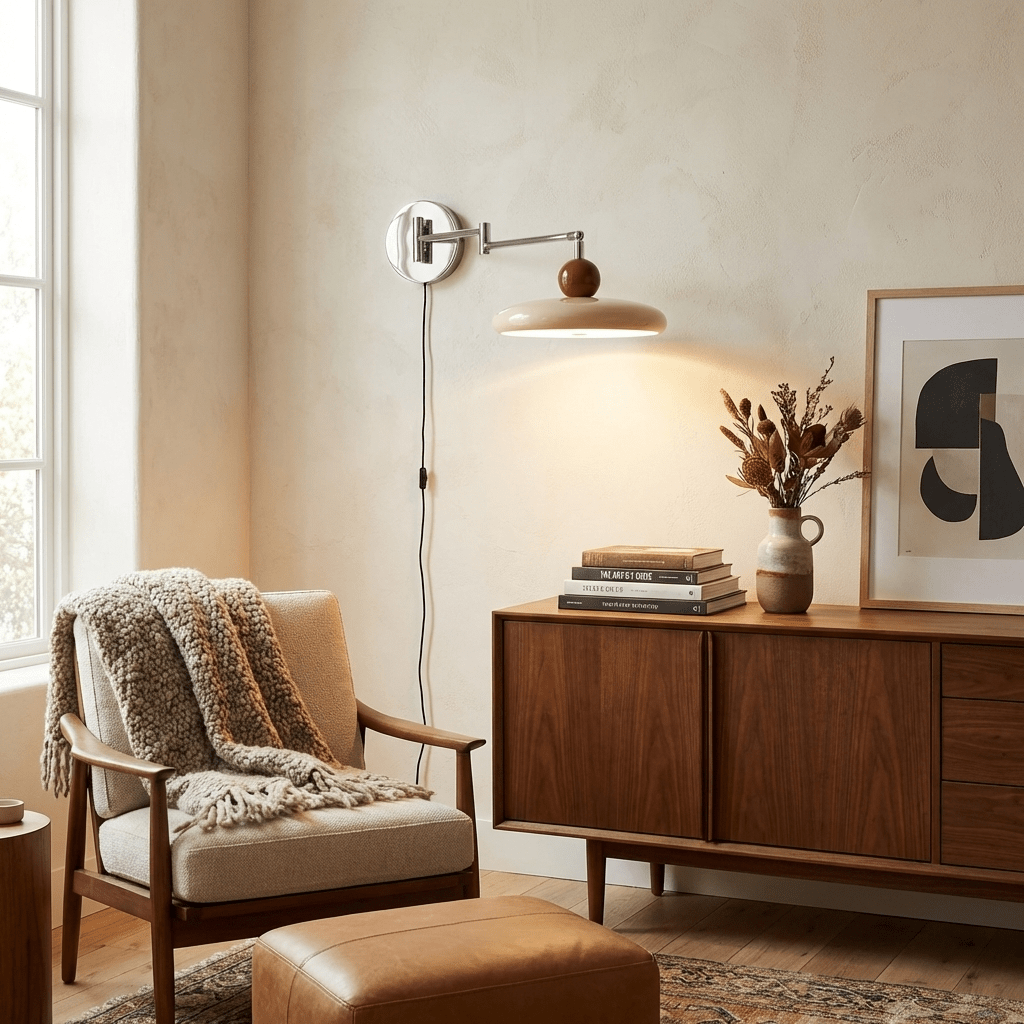 Soft Glow Plug in Wall Sconce