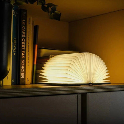 Open Book Cordless Table Lamp