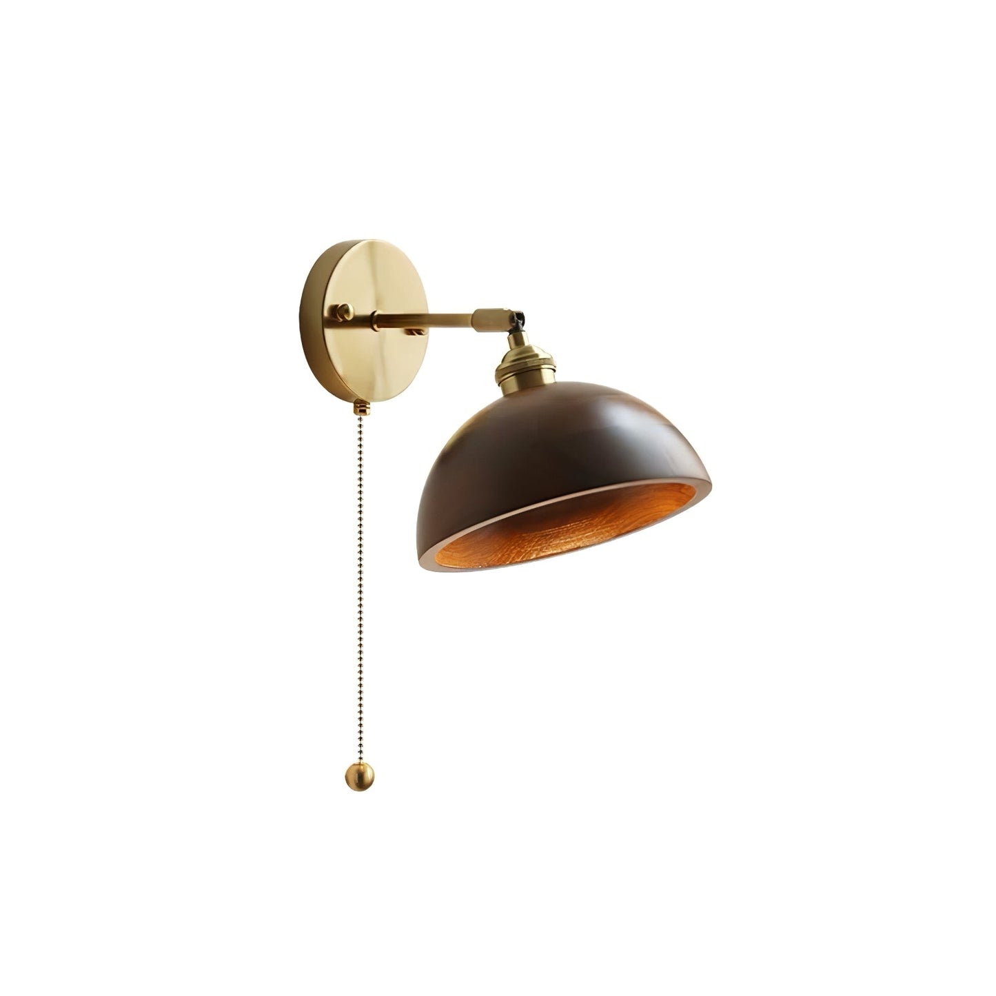 Rustic Wood Wall Sconce