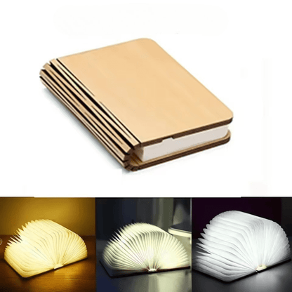 Open Book Cordless Table Lamp