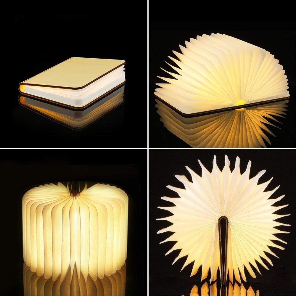 Open Book Cordless Table Lamp