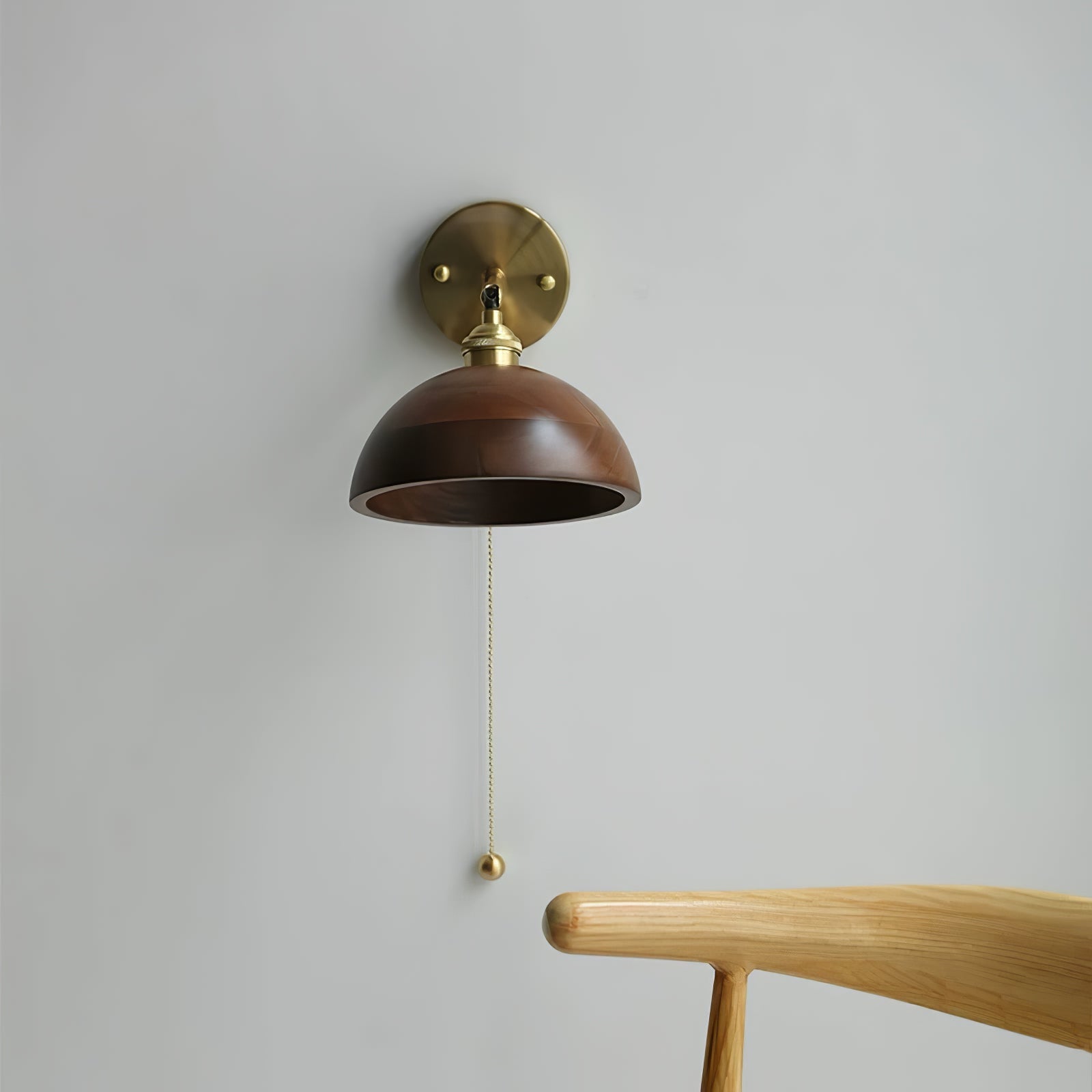 Rustic Wood Wall Sconce