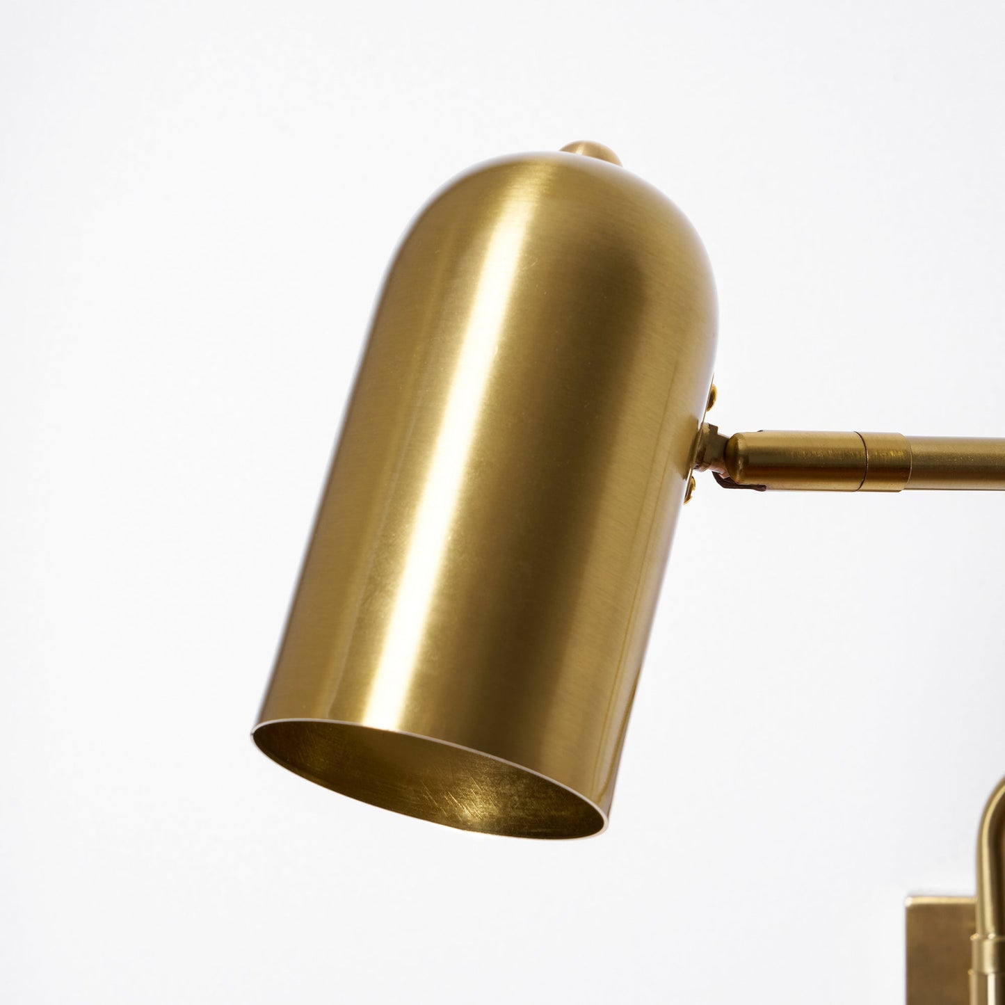 Adjustable Arm Plug in Wall Sconce