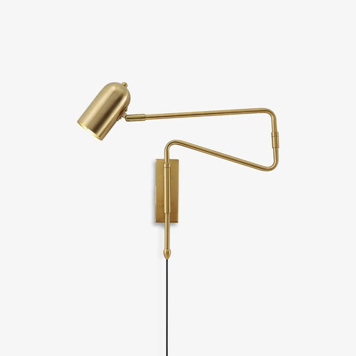 Adjustable Arm Plug in Wall Sconce