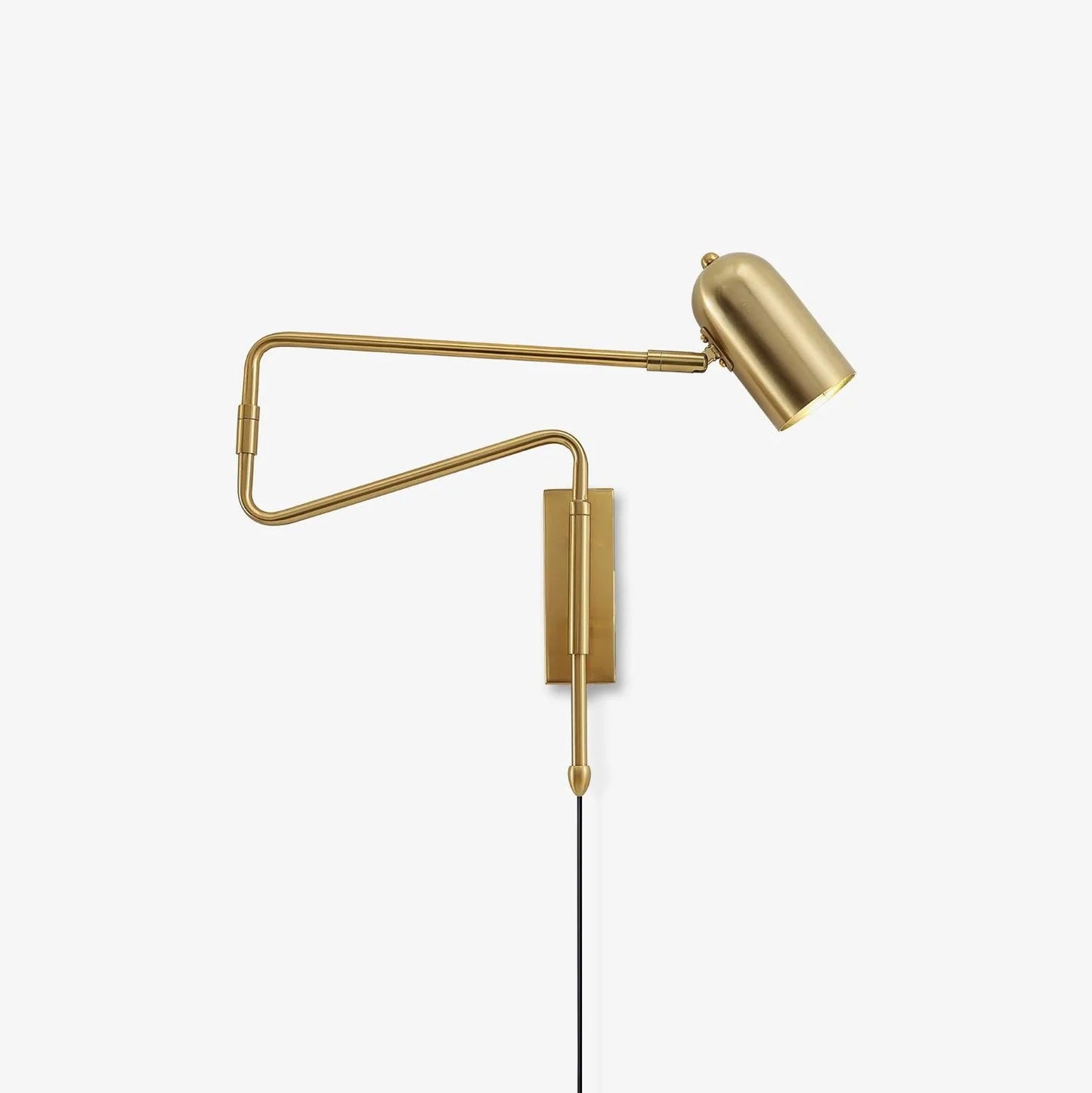 Adjustable Arm Plug in Wall Sconce
