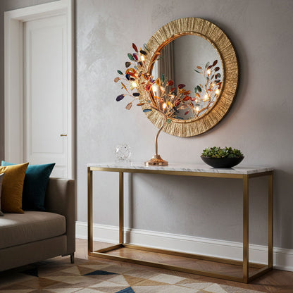 Natural Agate Table Lamp
