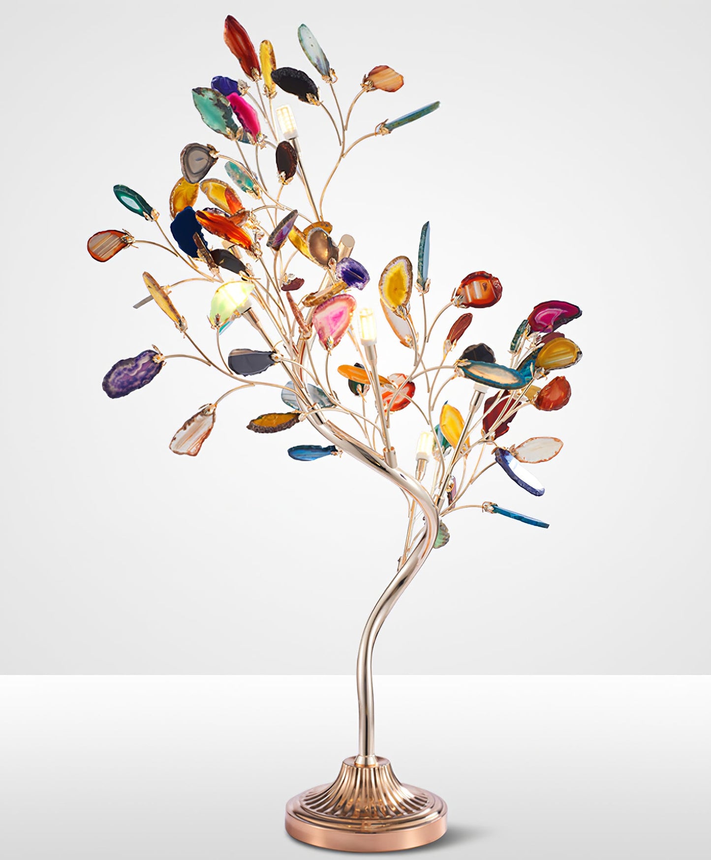 Natural Agate Table Lamp