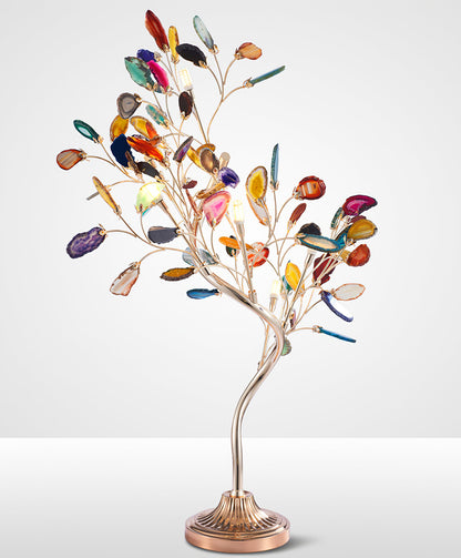 Natural Agate Table Lamp