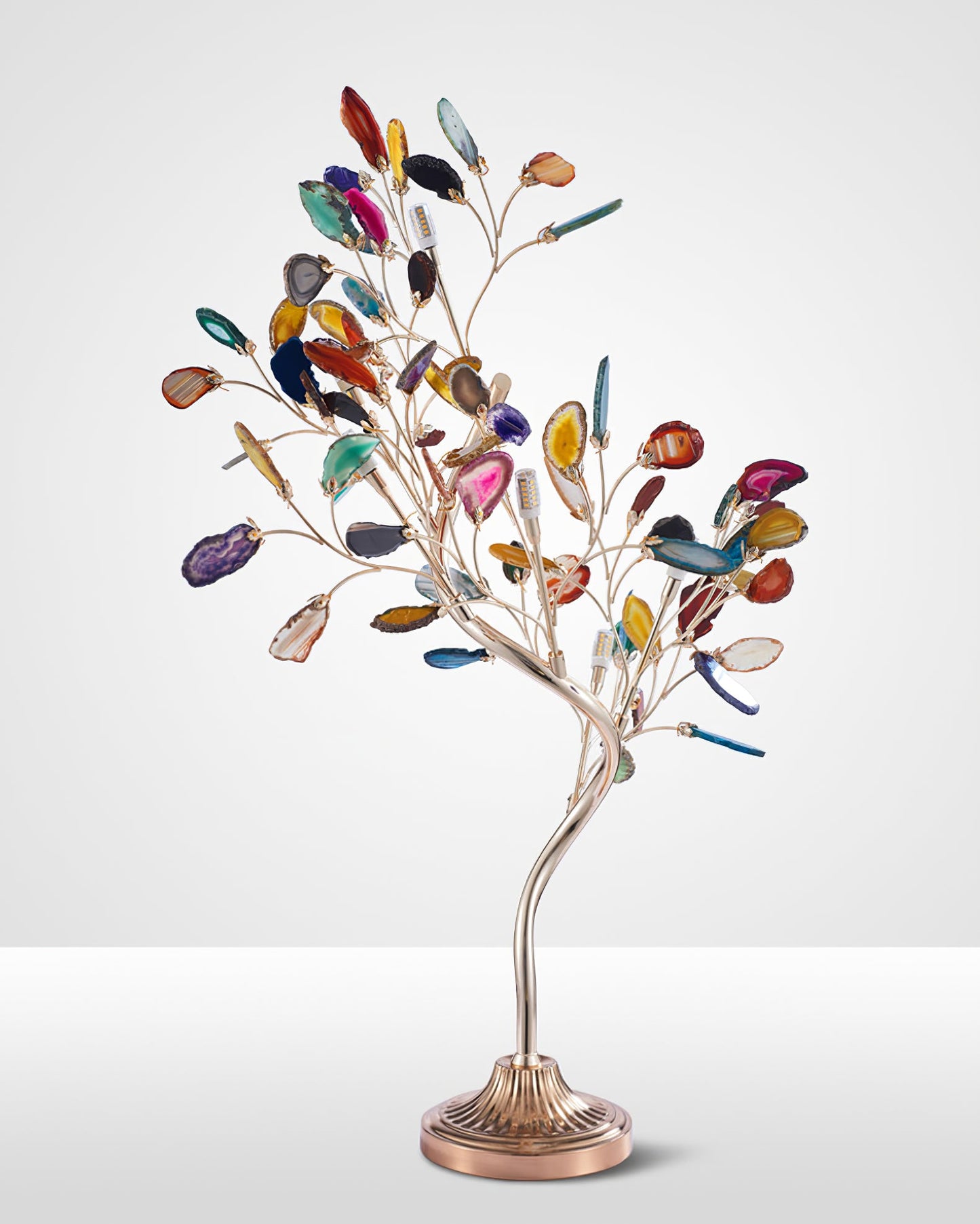 Natural Agate Table Lamp