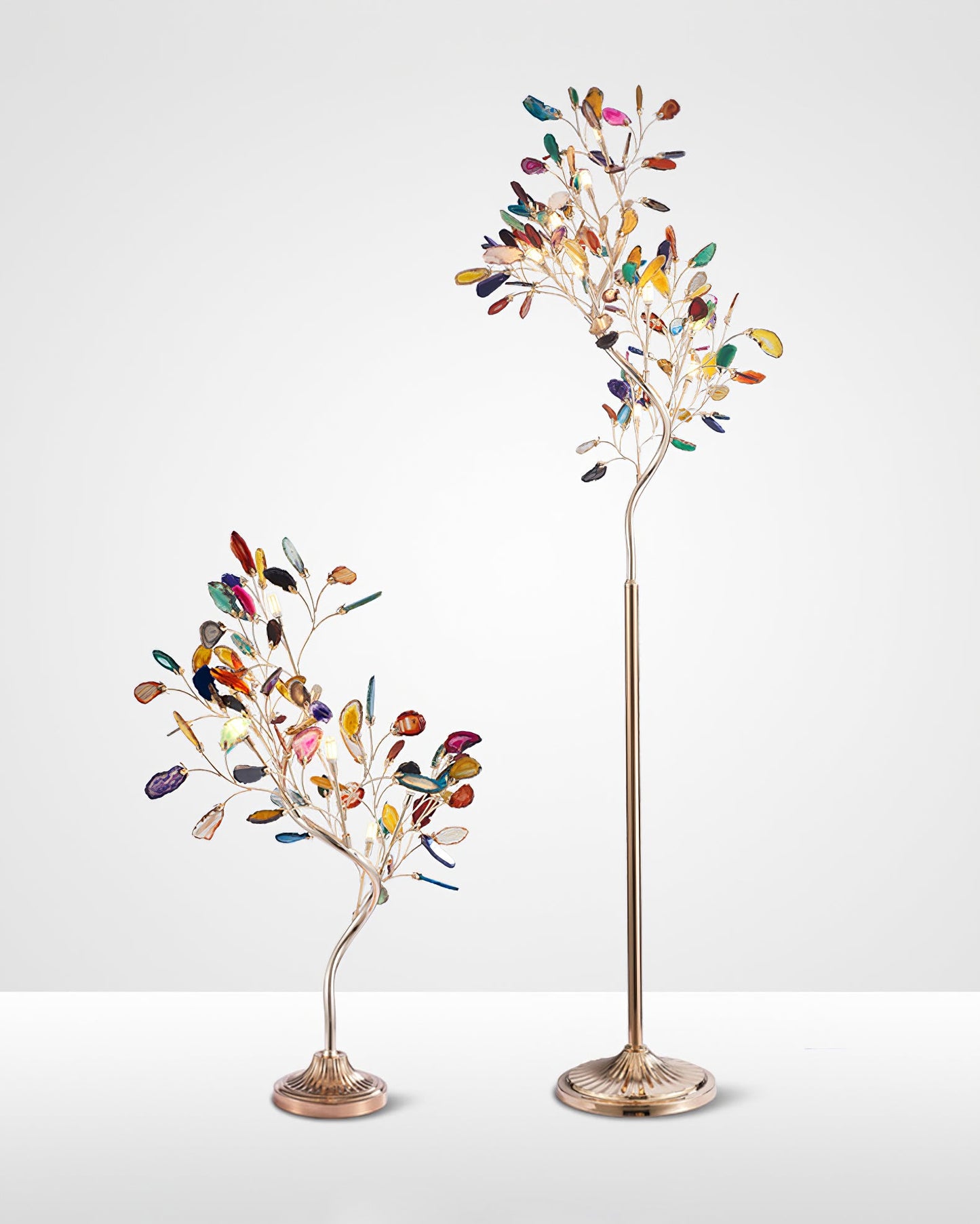 Natural Agate Table Lamp
