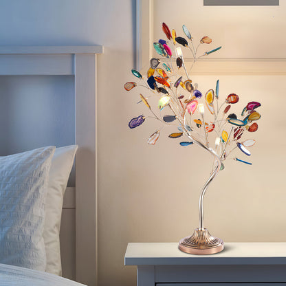 Natural Agate Table Lamp
