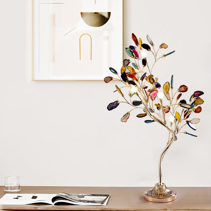 Natural Agate Table Lamp