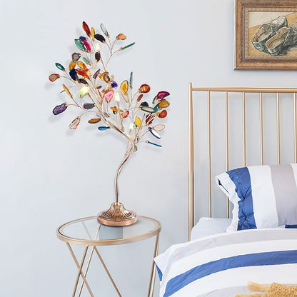 Natural Agate Table Lamp