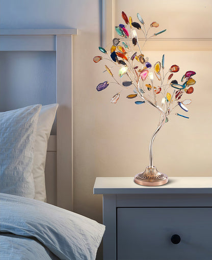 Natural Agate Table Lamp