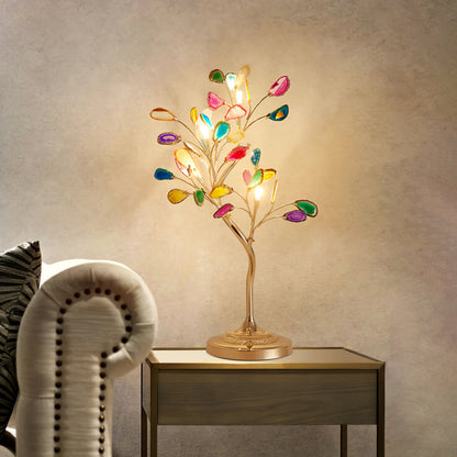 Natural Agate Table Lamp