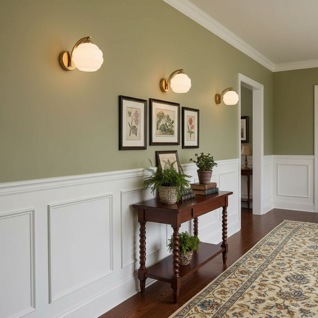 Deco Glass Wall Sconce