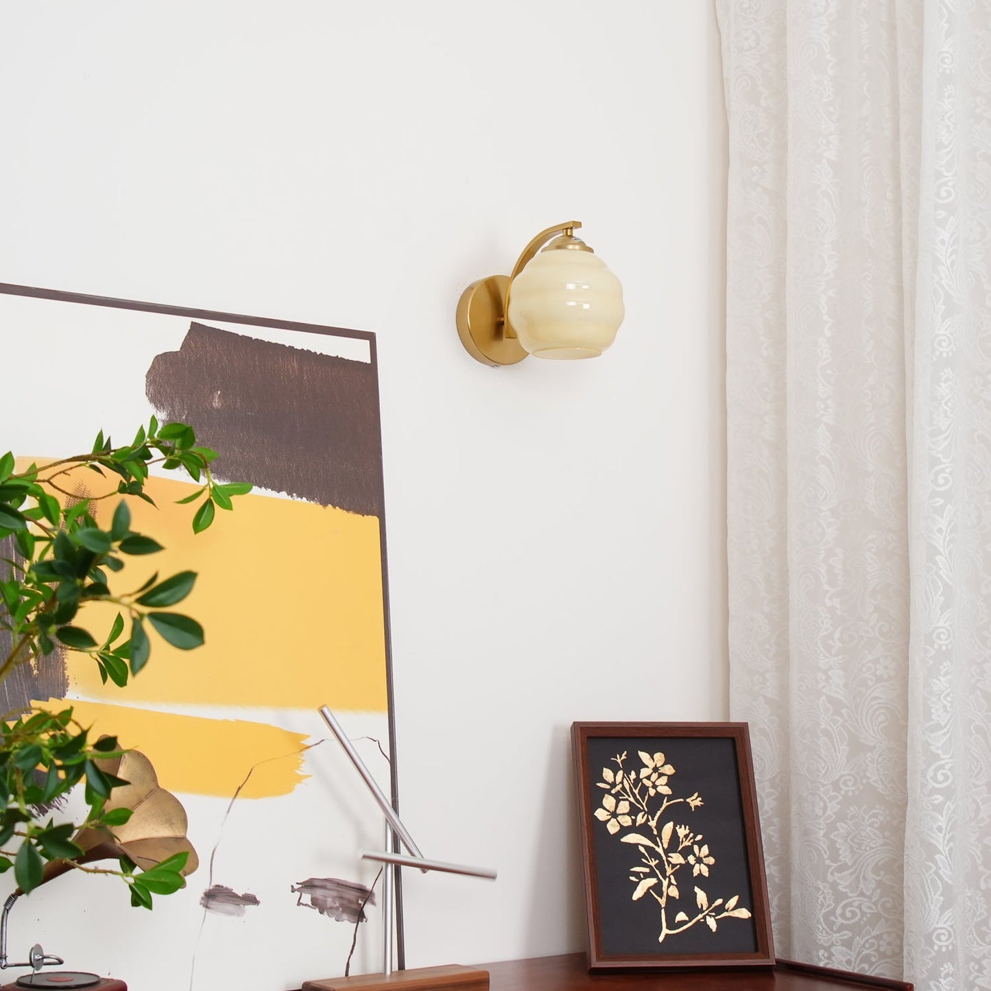 Deco Glass Wall Sconce