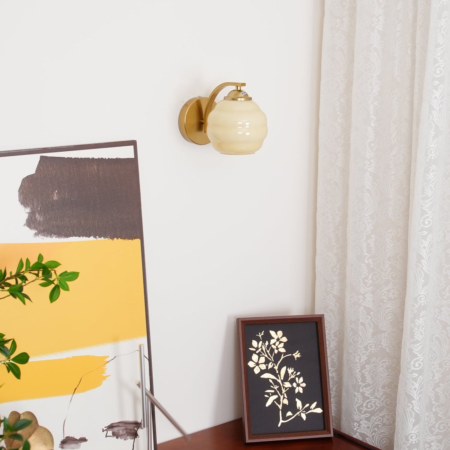 Deco Glass Wall Sconce