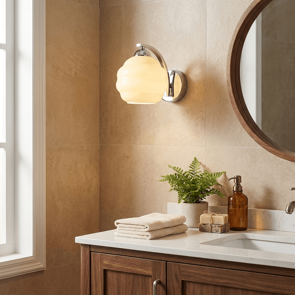 Deco Glass Wall Sconce