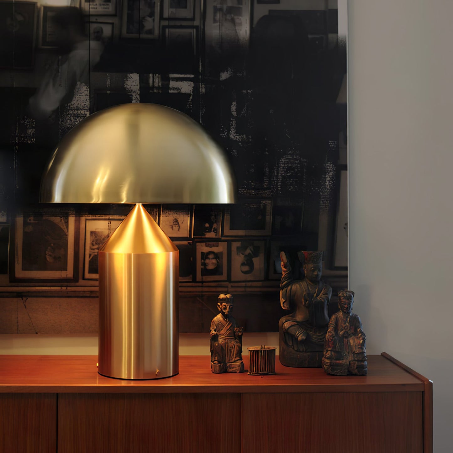 Metal Dome Table Lamp