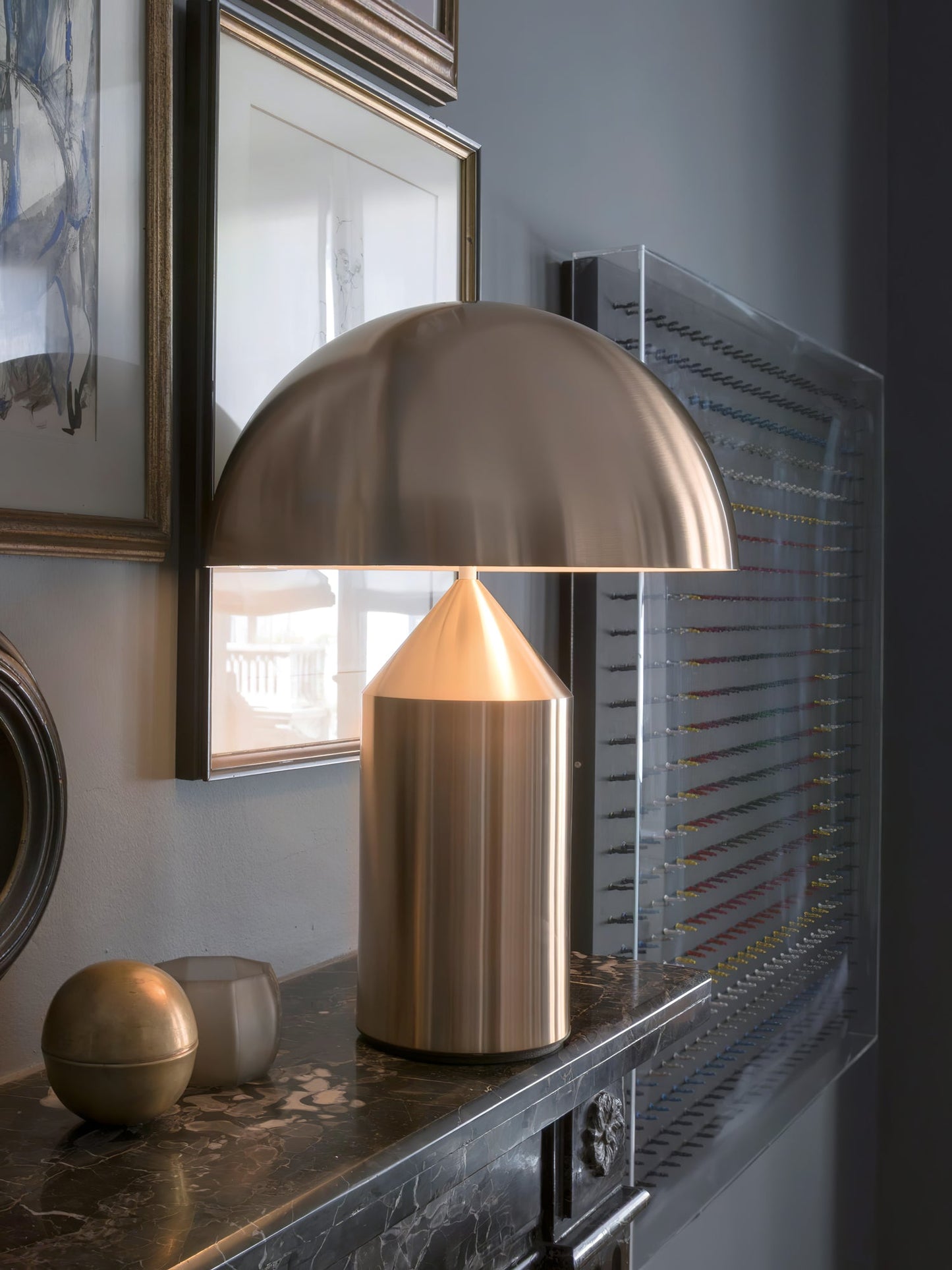 Dome Metal Table Lamp