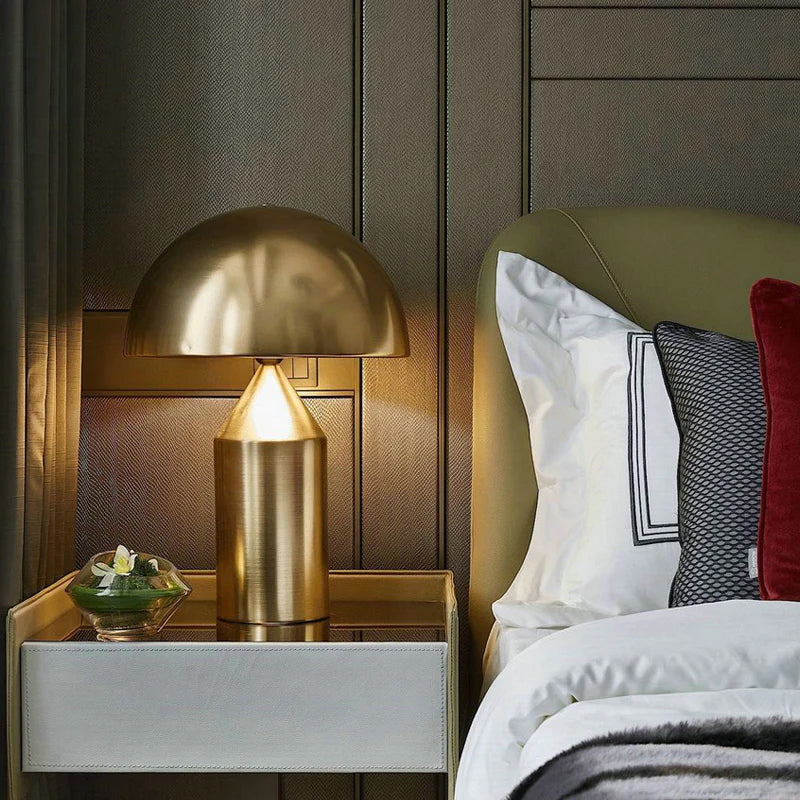 Metal Dome Table Lamp