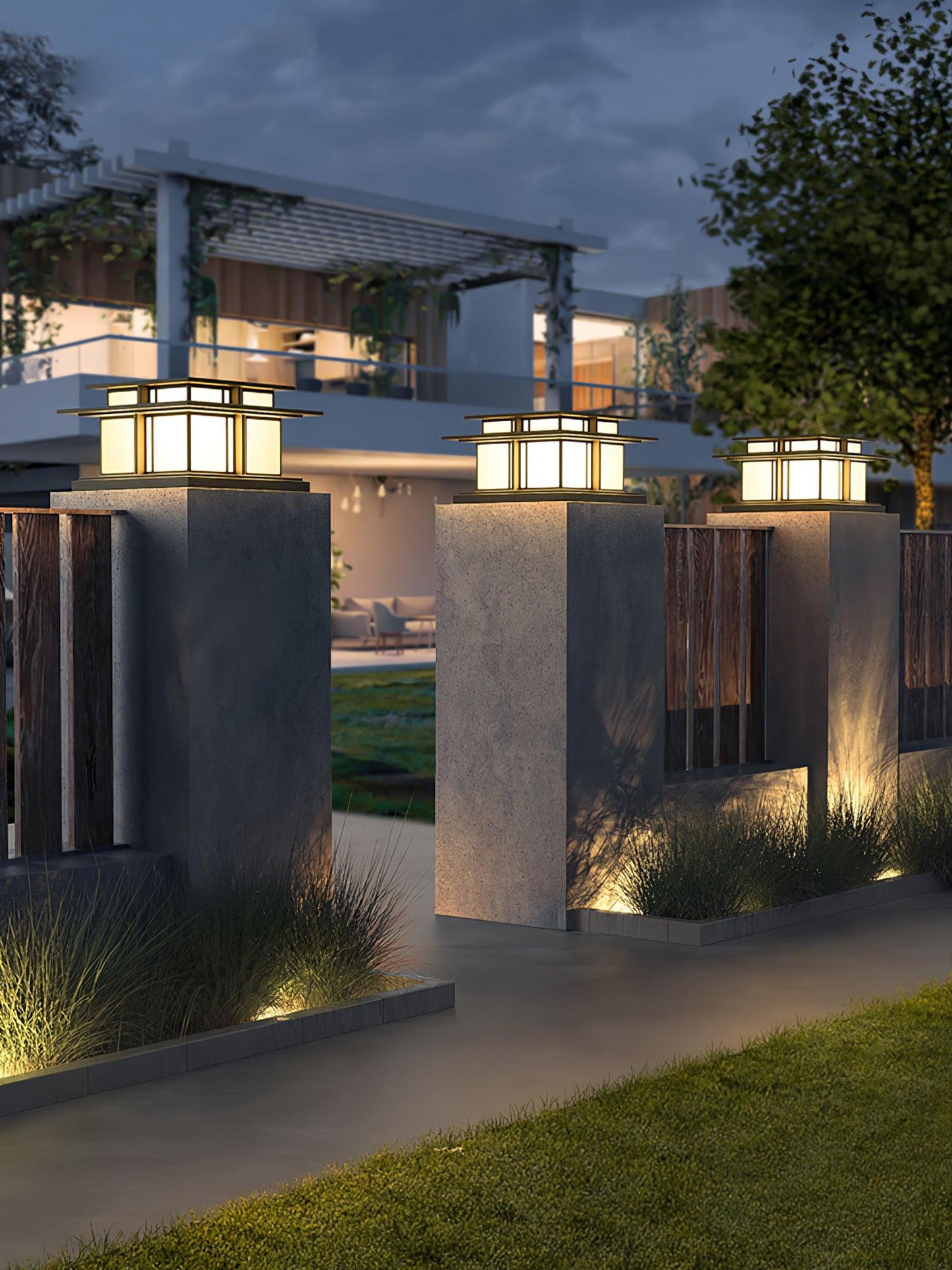 Column Glow Wall Sconce