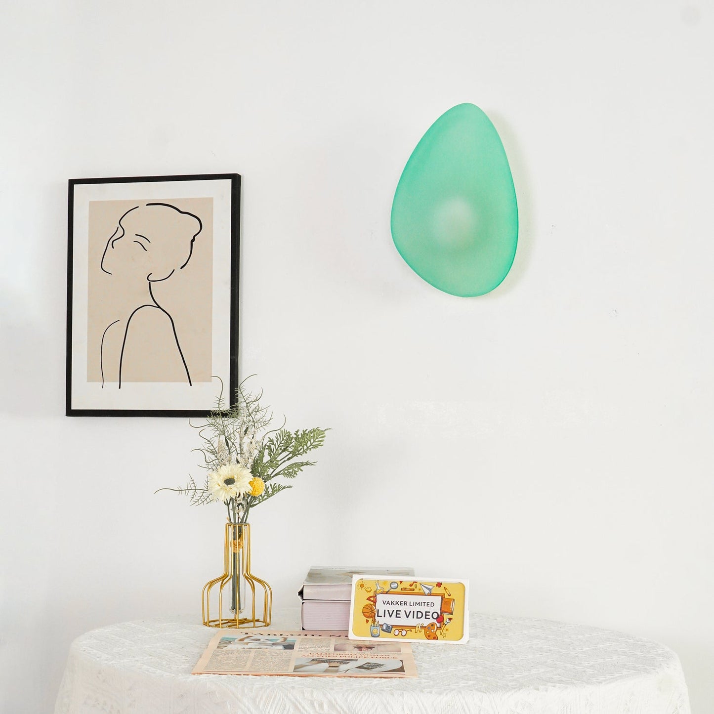 Bubble Glass Wall Sconce