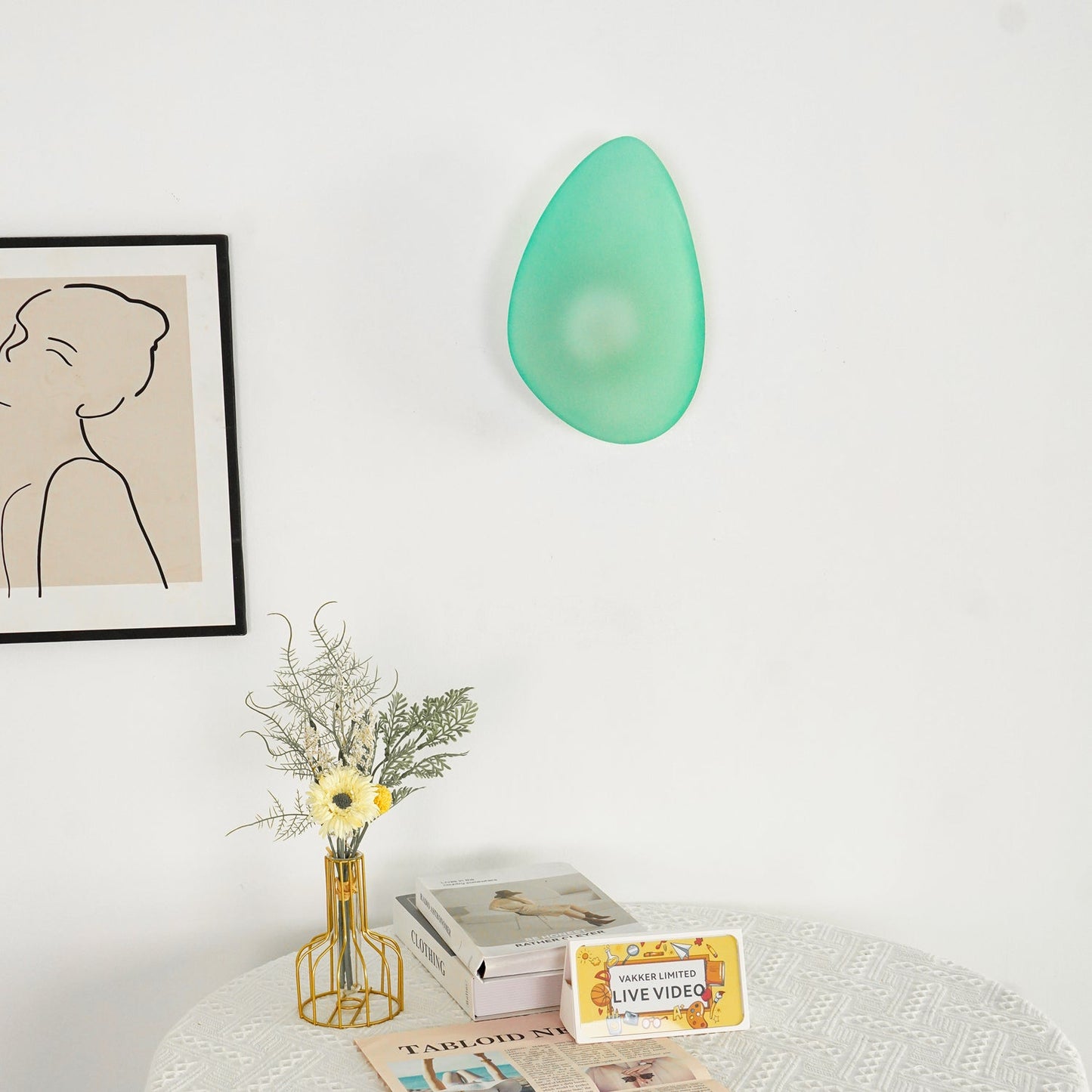 Bubble Glass Wall Sconce