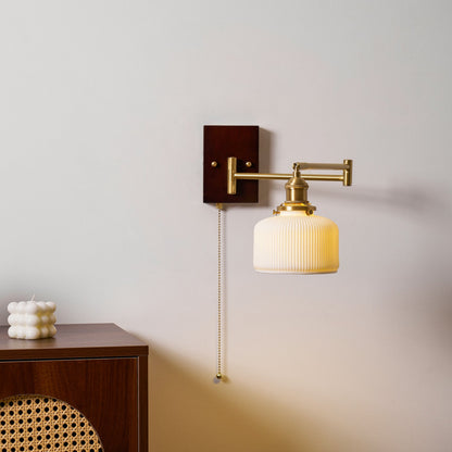 Geometric Ceramic Wall Sconce
