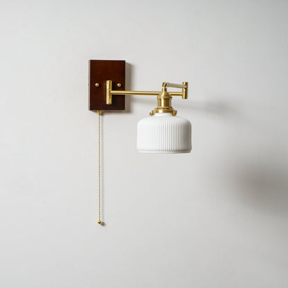 Geometric Ceramic Wall Sconce