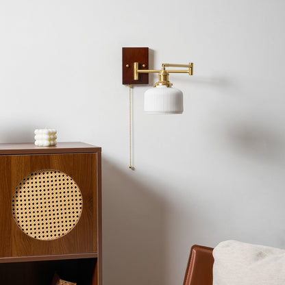 Geometric Ceramic Wall Sconce