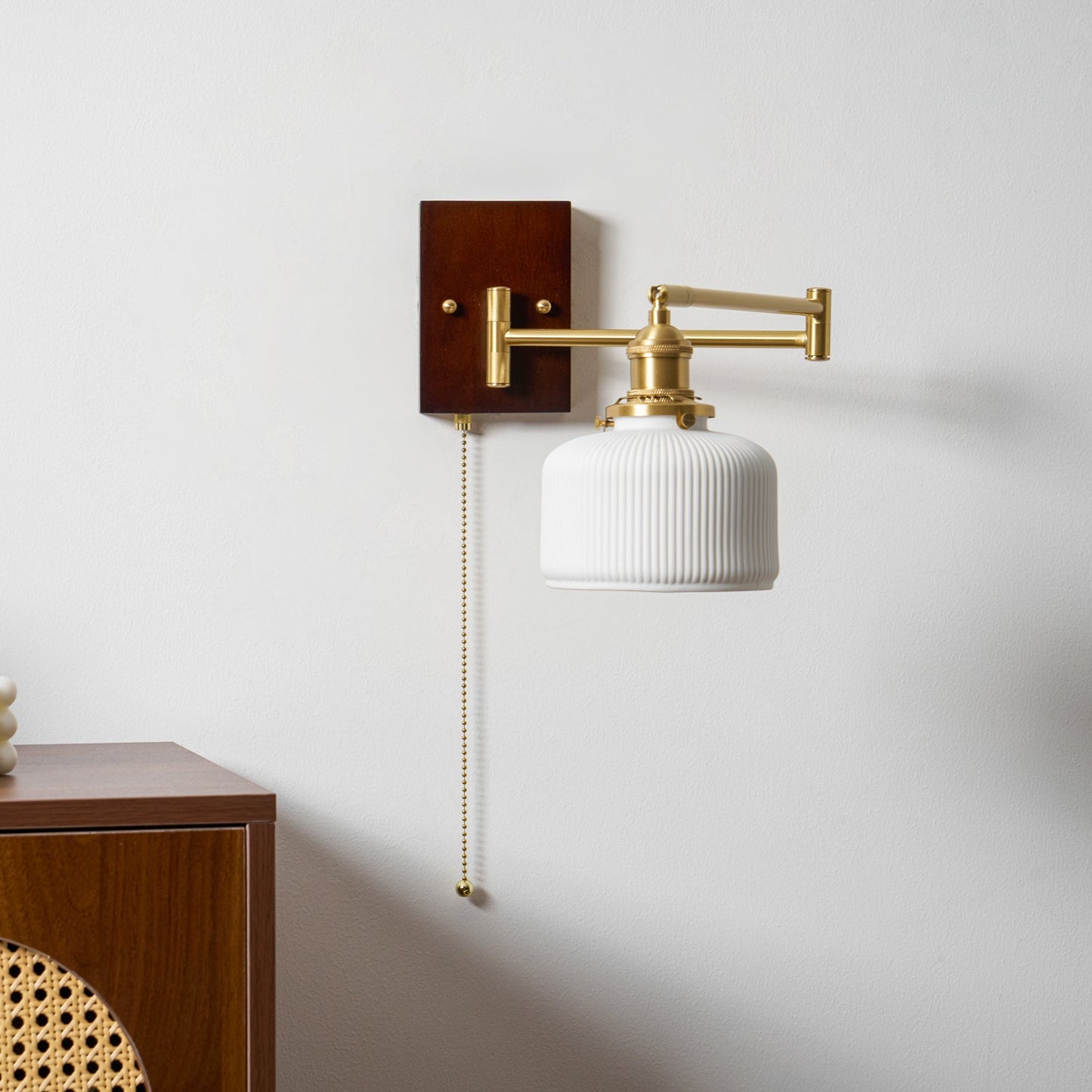 Geometric Ceramic Wall Sconce