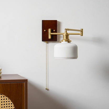 Geometric Ceramic Wall Sconce