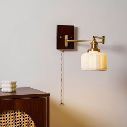 Geometric Ceramic Wall Sconce