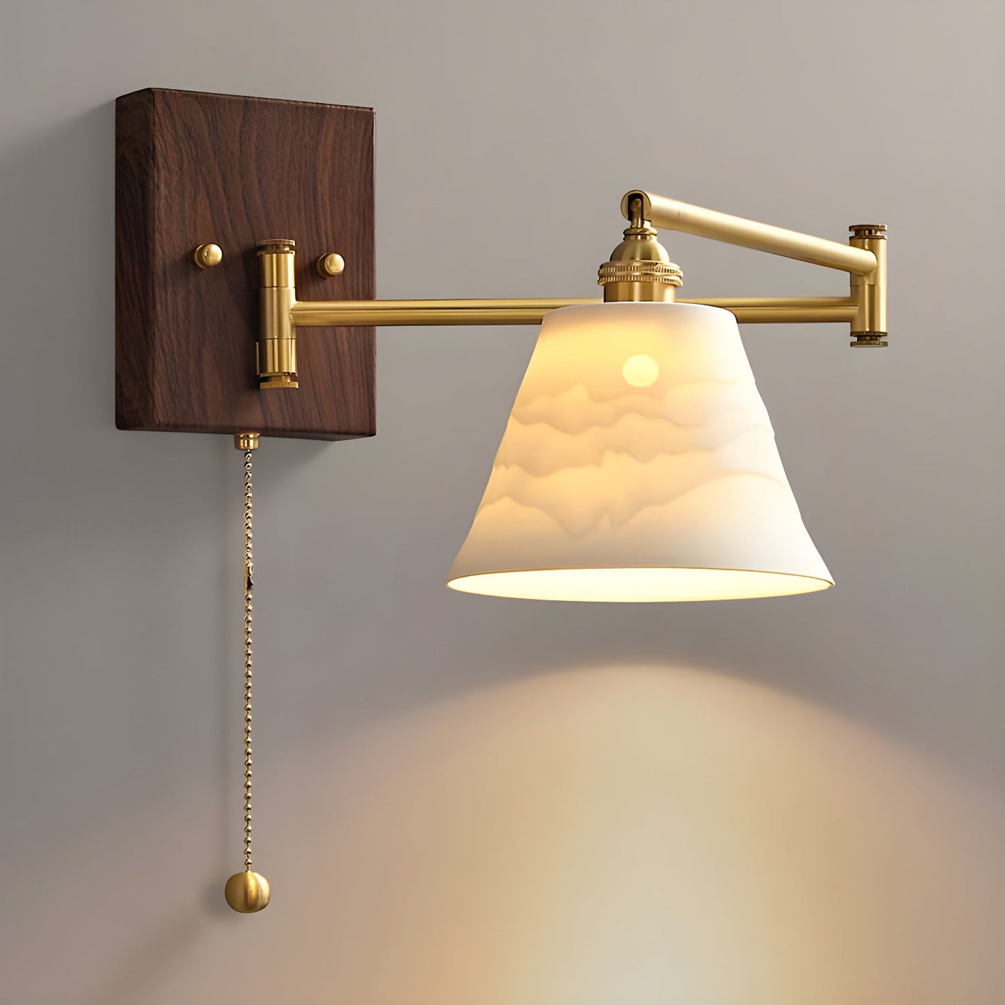 Geometric Ceramic Wall Sconce