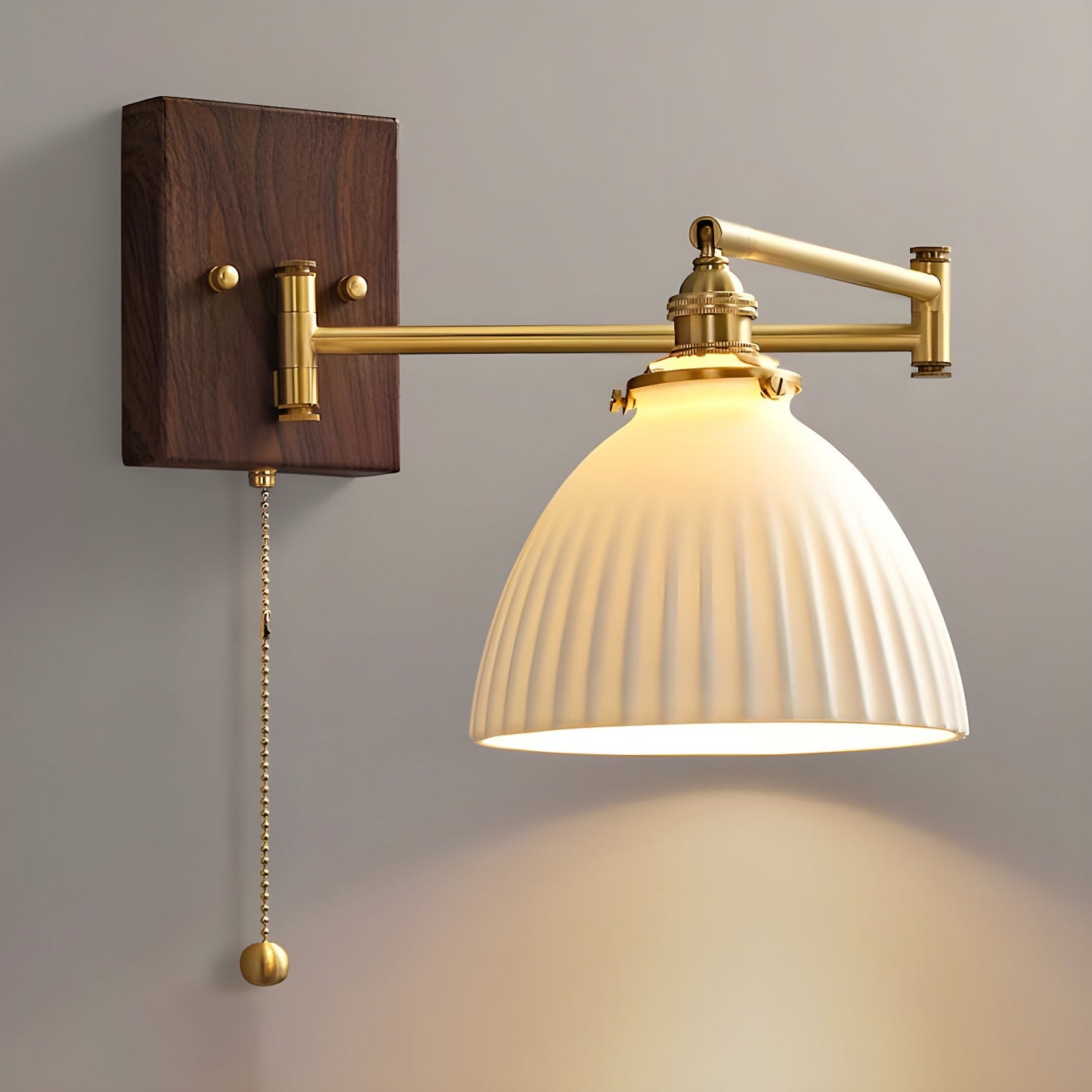 Geometric Ceramic Wall Sconce